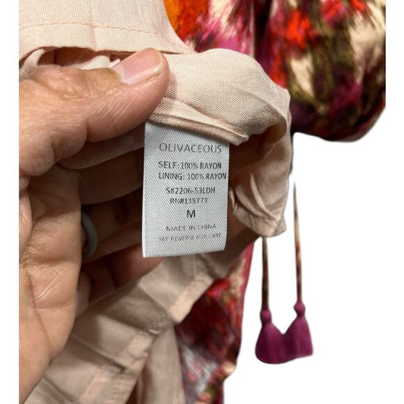 NWTS Olivaceous Off The Shoulder Above The Knee Dress / Size-Medium - Picture 10 of 10